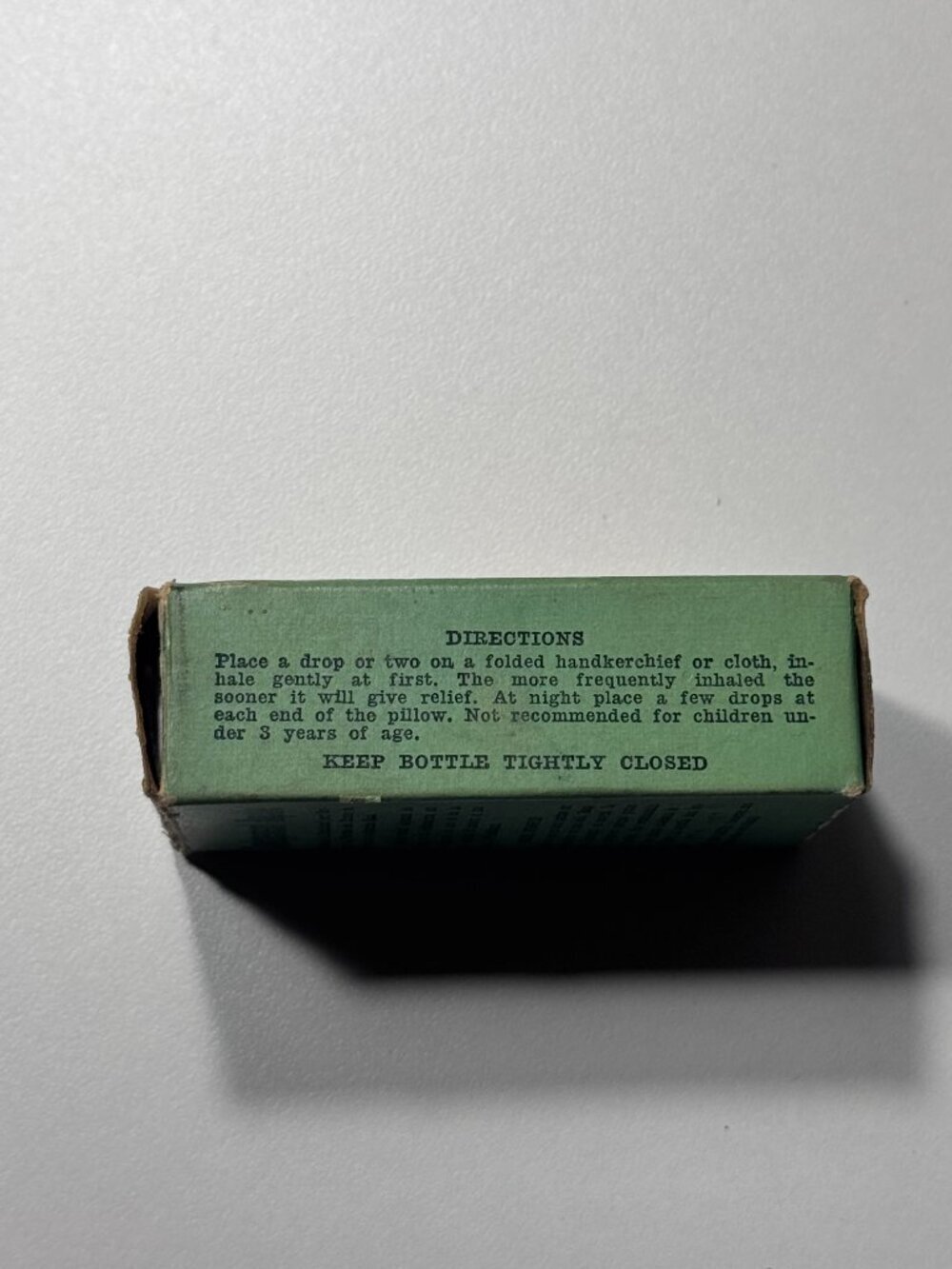 Vintage Rawleigh's Ready Relief Inhalant Bottle & Box 1940s Canada - Picture 6 of 12